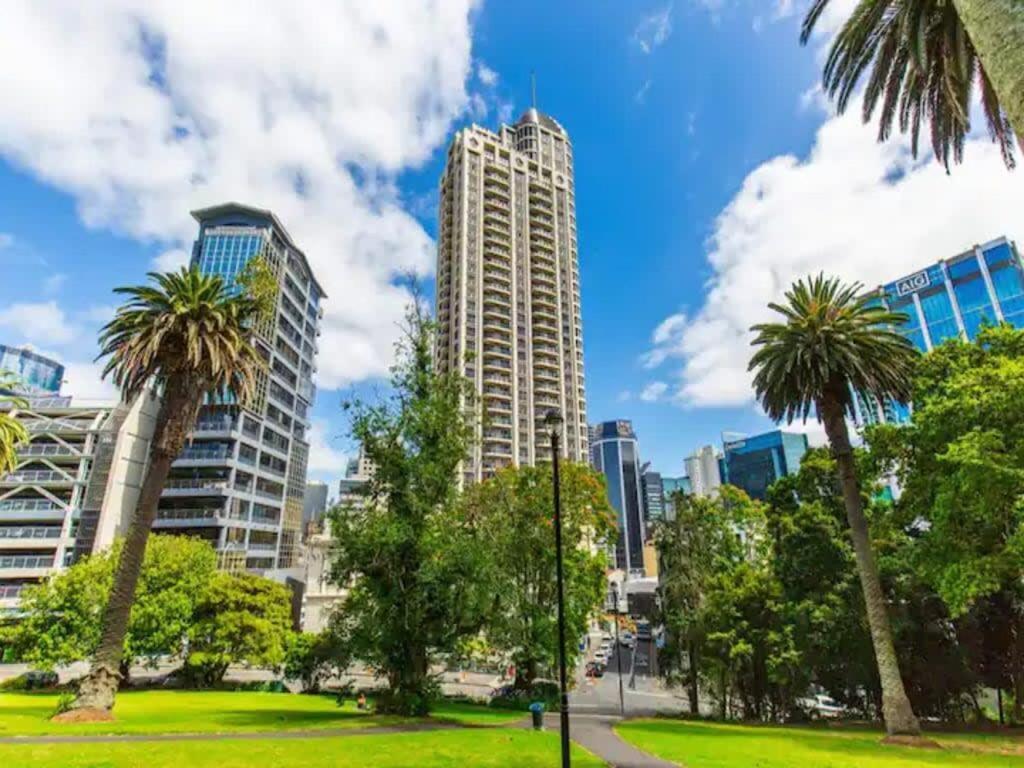 Bright One Bedroom Beauty With Balcony And Unbeatable Views Auckland Eksteriør bilde